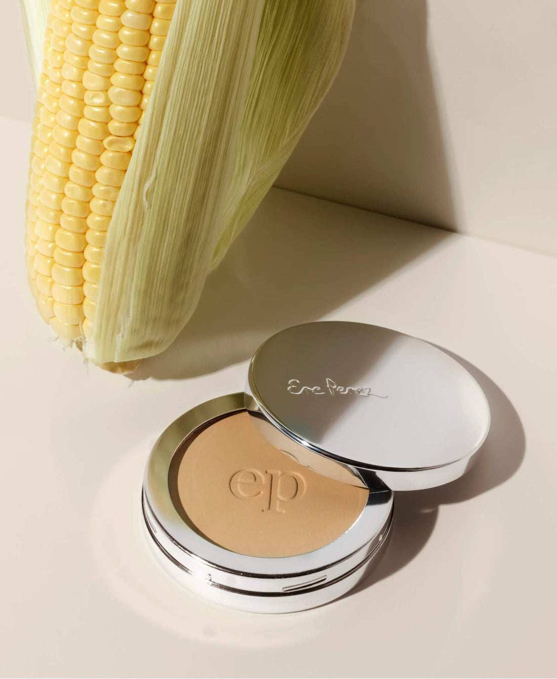 polvo translúcido de maíz